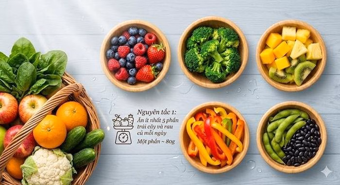 Hãy đa dạng màu sắc rau củ để hấp thụ đầy đủ các nhóm phytochemical khác nhau.