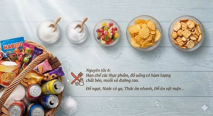 Cắt giảm đường và muối là chìa khóa để phòng ngừa các bệnh mãn tính.