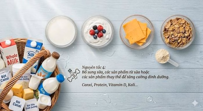 Lựa chọn sữa hạt bổ sung vi chất nếu bạn không dung nạp lactose.